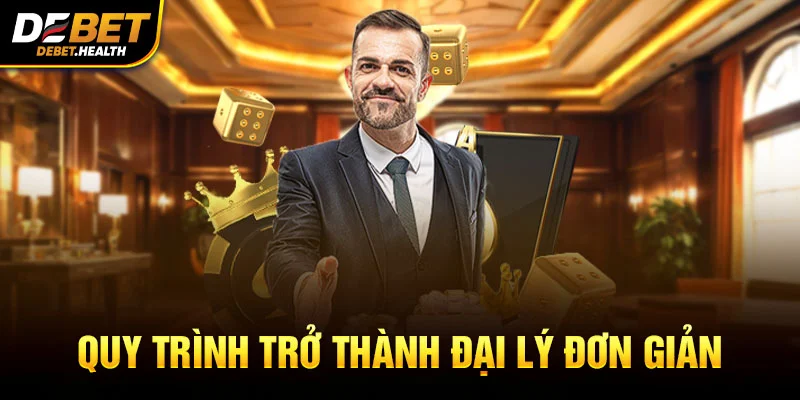 Quy trình trở thành đại lý đơn giản DEBET với hình ảnh bắt tay